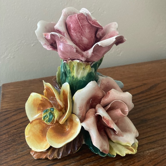 Capodimonte candle holders - Picture 5 of 8